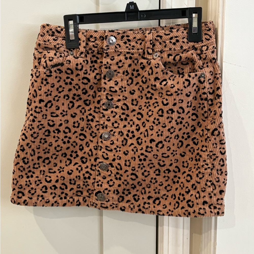 Cat & Jack leopard skirt, size 10/12